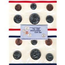 United States Mint UNC coinset 1998 P and D